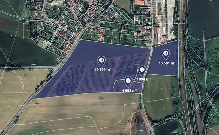 Prodej stavebního pozemku 13 388 m², Písek
