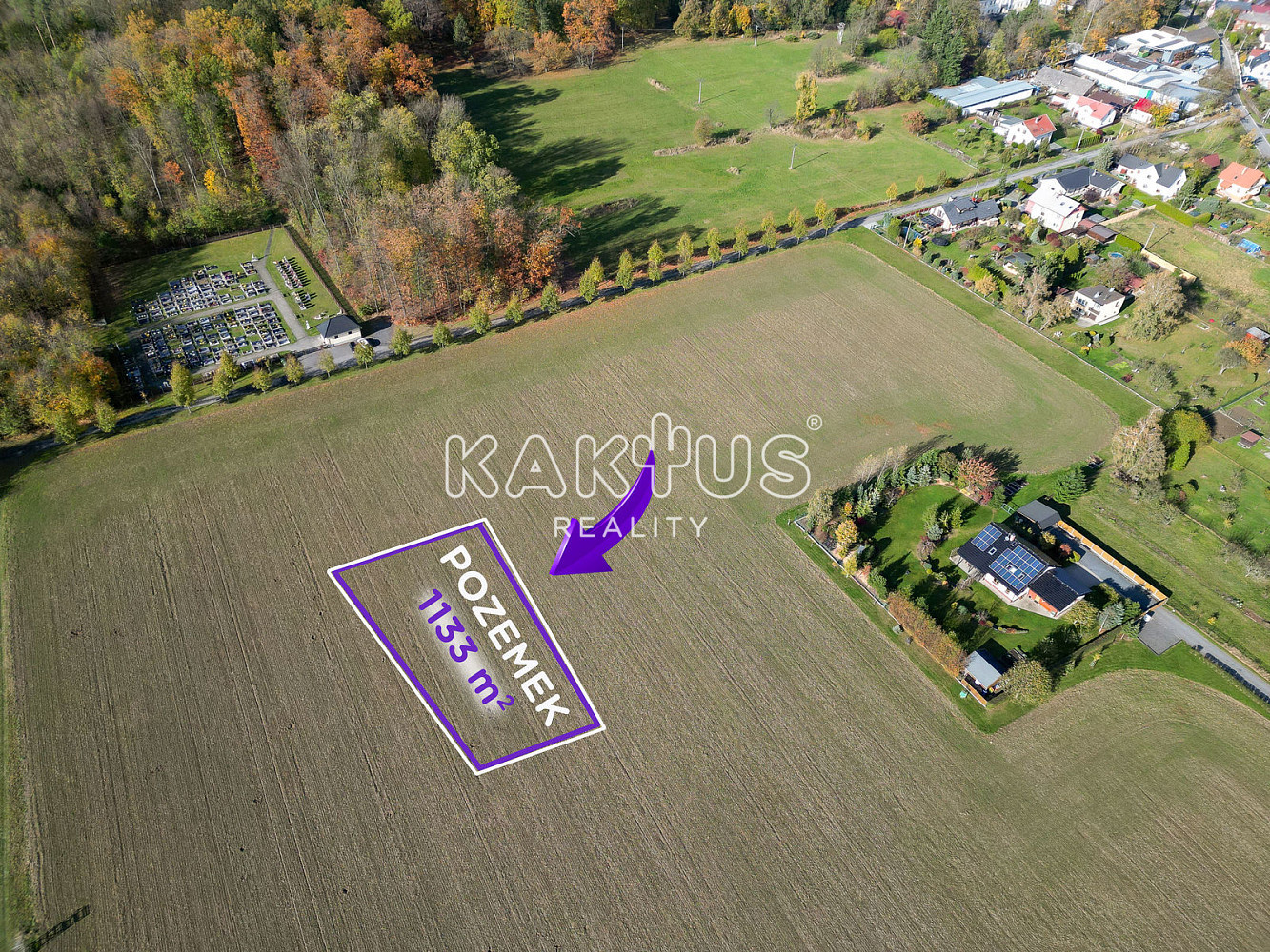Prodej stavebního pozemku 1 133 m²