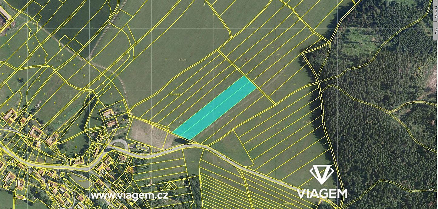 Prodej pole 834 m² – fotografie 2
