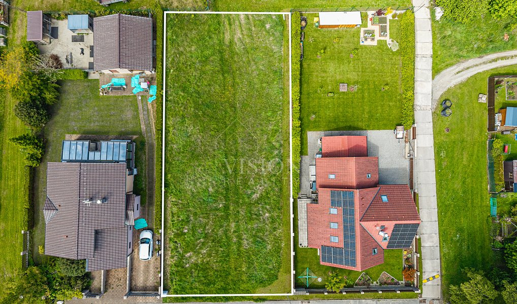 Prodej stavebního pozemku 893 m², Obrataň – náhled fotky 2