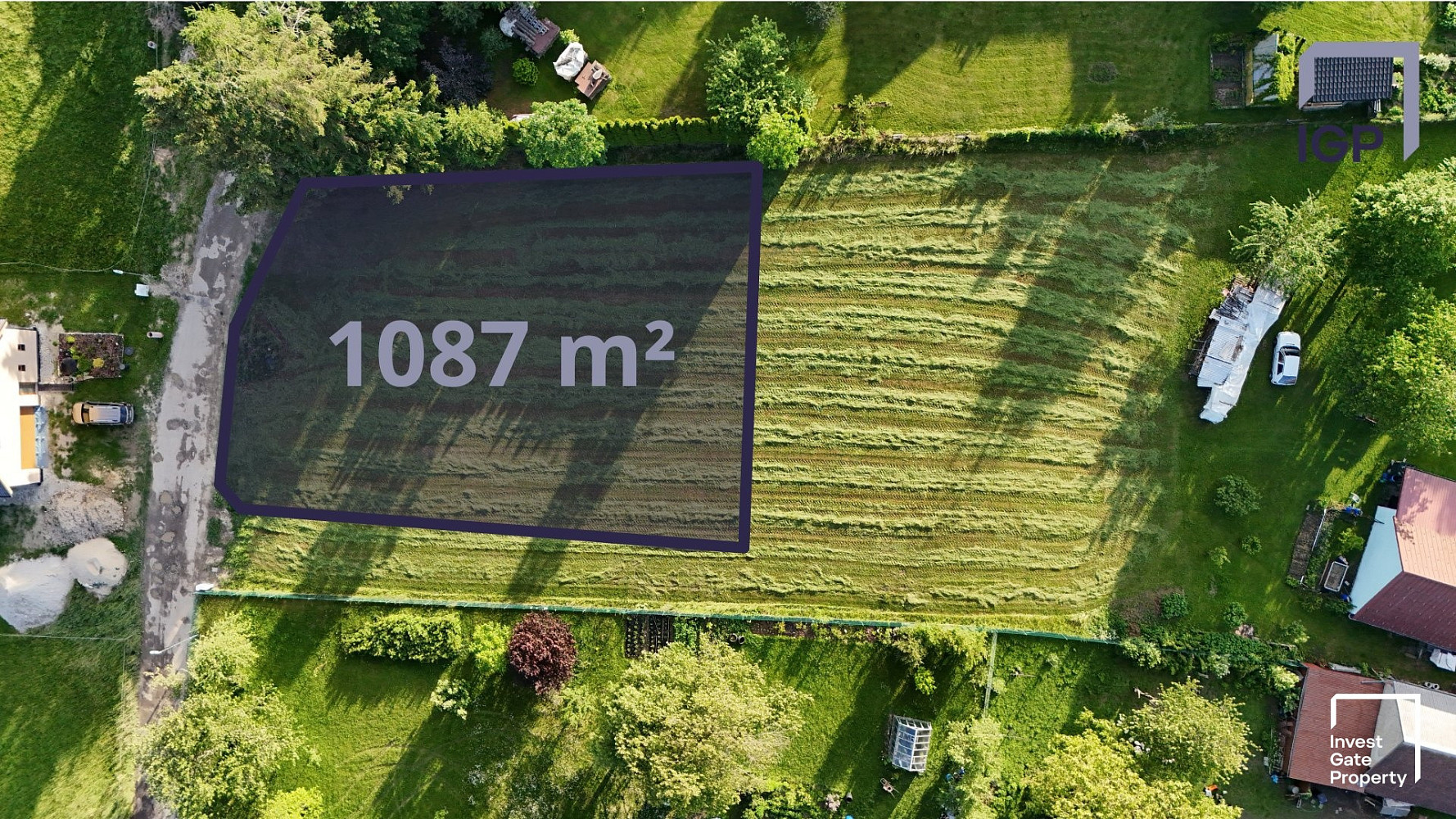 Prodej stavebního pozemku 1 087 m²