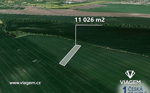 Prodej pole 11 026 m², Újezd u Brna, okres Brno-venkov