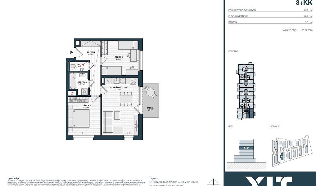 Prodej bytu 3+kk 61 m², Kladno – náhled fotky 2