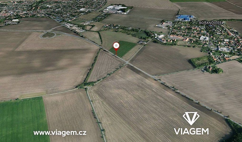 Prodej pole 1 999 m², Bořanovice – náhled fotky 2