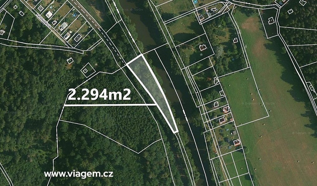 Prodej zahrady 2 294 m², Přestavlky u Čerčan – náhled fotky 2