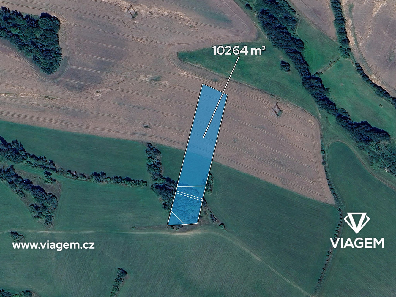Prodej pole 855 m² – fotografie 2