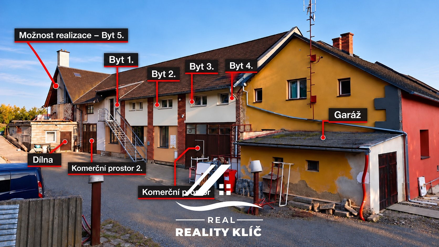 Prodej domu 780 m² s pozemkem 1 409 m²