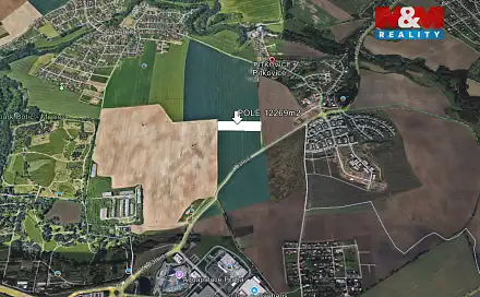 Prodej pole 12 269 m², Praha 10 - Pitkovice