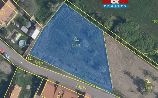 Prodej stavebního pozemku 1 185 m², Bechlín, okres Litoměřice