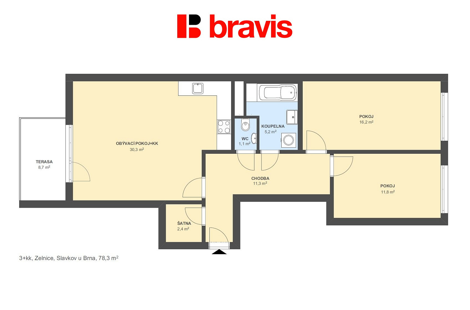 Prodej bytu 3+kk 78 m² — photo 5