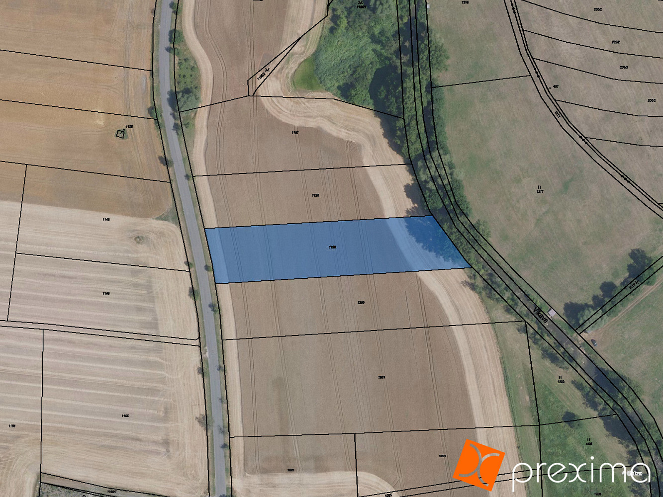 Prodej komerčního pozemku 851 m²