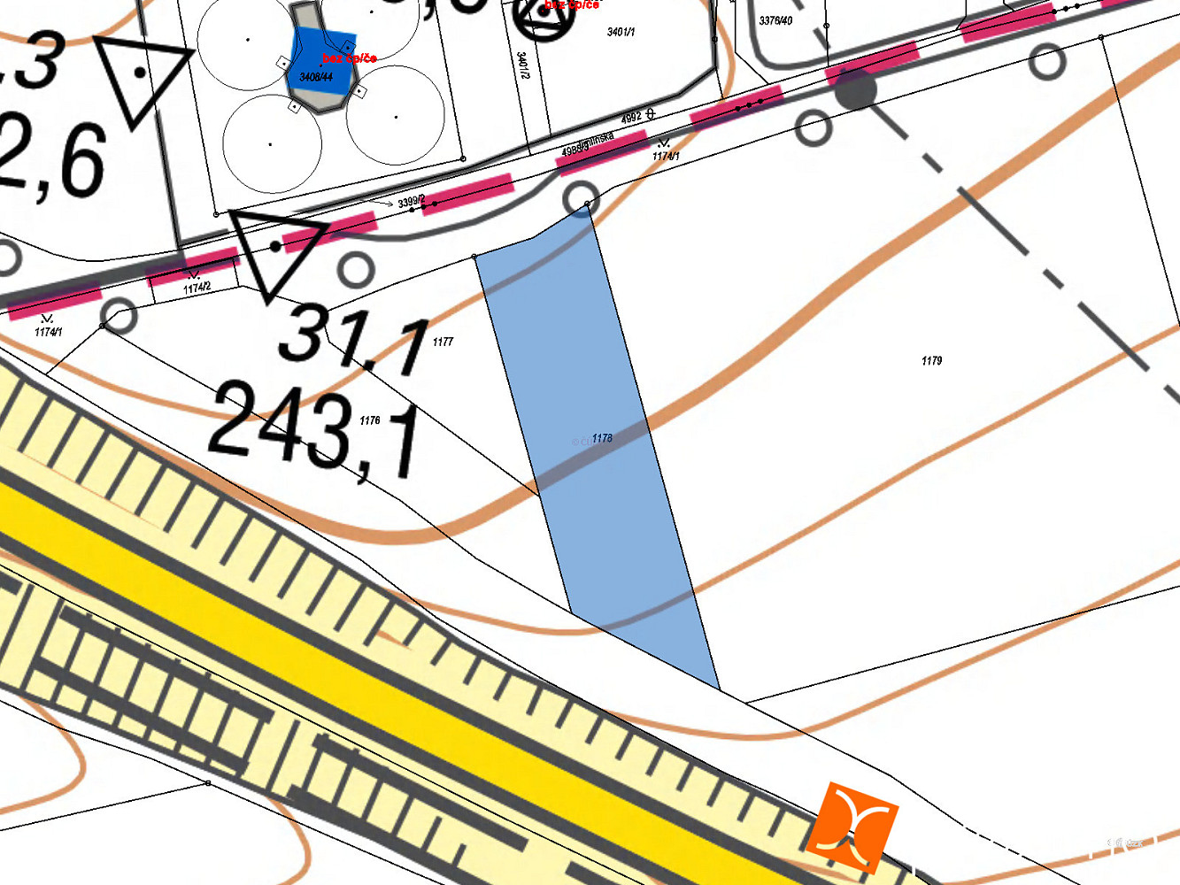 Prodej pole 592 m² — photo 3