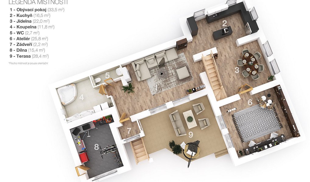 Prodej domu 265 m² s pozemkem 428 m², Lety – náhled fotky 27