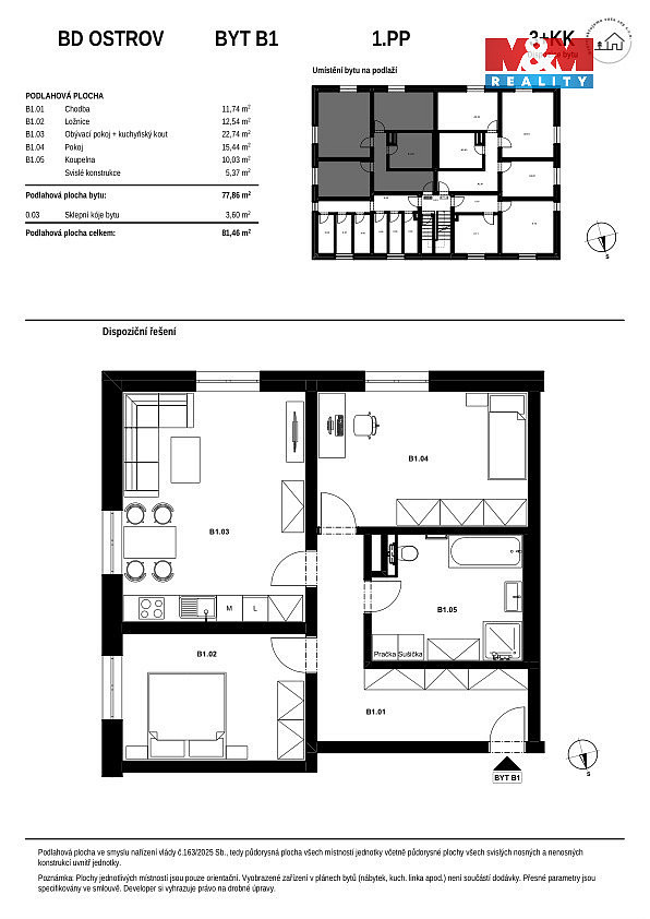 Prodej bytu 3+kk 81 m² – fotografie 5