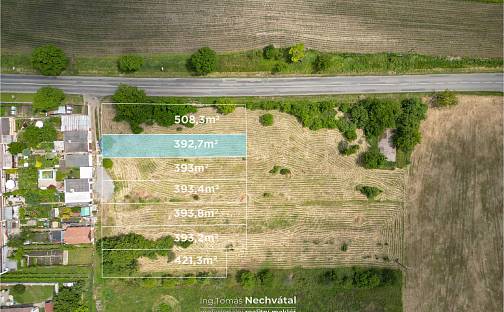 Prodej stavebního pozemku 393 m², Hrušovanská, Drnholec, okres Břeclav