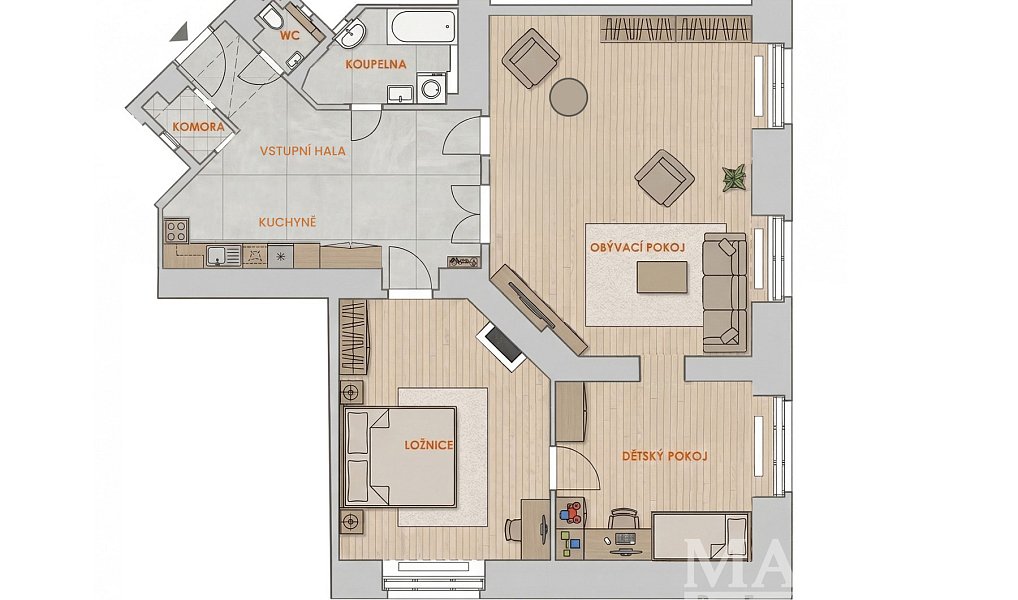 Prodej bytu 3+1 108 m², Praha – náhled fotky 5