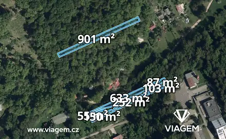 Prodej lesa 545 m², Kněždub, okres Hodonín