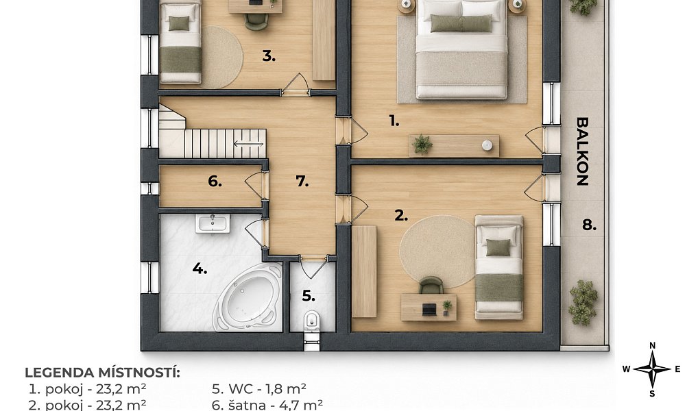Prodej domu 174 m² s pozemkem 586 m², Malá Lhota – náhled fotky 21