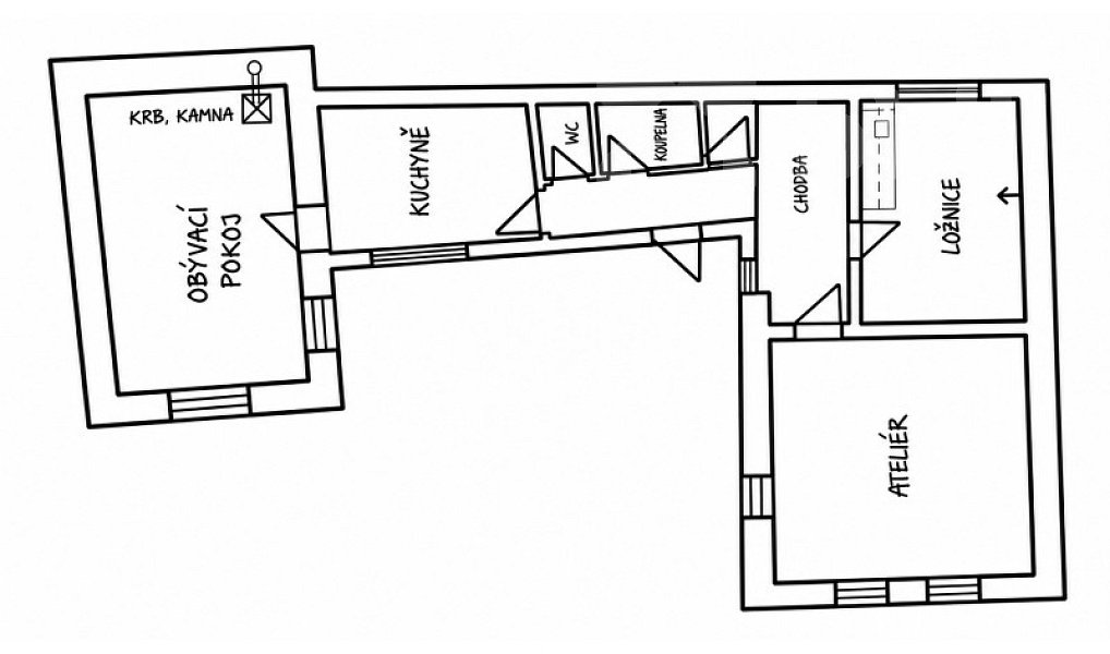 Prodej domu 90 m² s pozemkem 204 m², Haluzice – náhled fotky 2