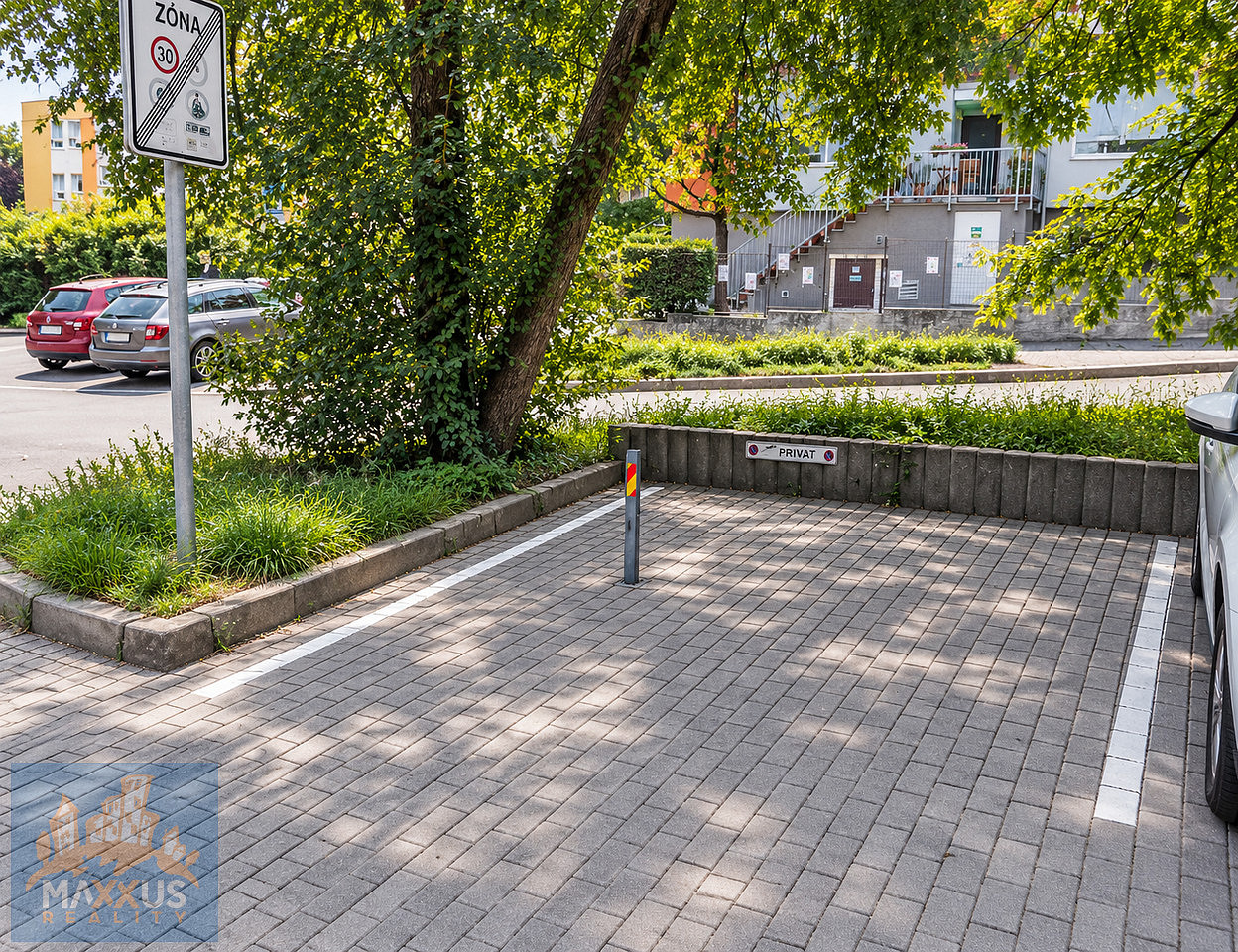 Pronájem venkovního parkovacího stání 18 m2, Praha 5 Motol – fotografie 2