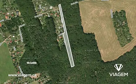 Prodej lesa 3 233 m², Vráž, okres Beroun