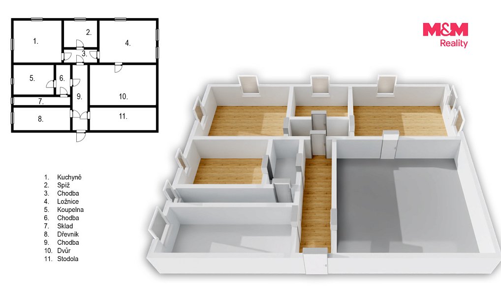 Prodej domu 112 m² s pozemkem 804 m², Žichlínek – náhled fotky 3