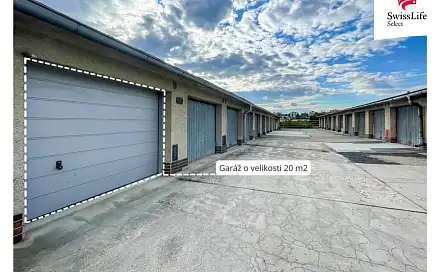 Prodej garáže 20 m2 Zábřeh, U Dráhy, Zábřeh, okres Šumperk