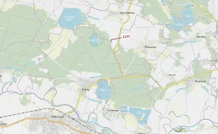 Dražba lesa 4 658 m², Vlčí Habřina