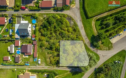 Prodej stavebního pozemku 589 m², Chbany - Vadkovice, okres Chomutov
