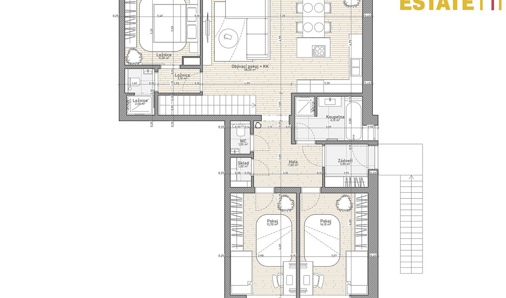 Prodej domu 197 m² s pozemkem 737 m², Holubice – náhled fotky 33
