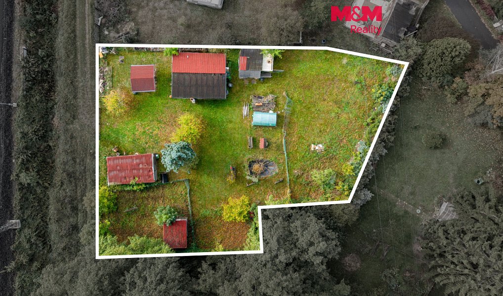 Prodej zahrady, 1208 m², Teplice, Jeníkov