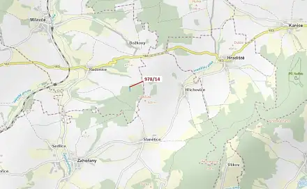 Dražba lesa 2 762 m², Zahořany