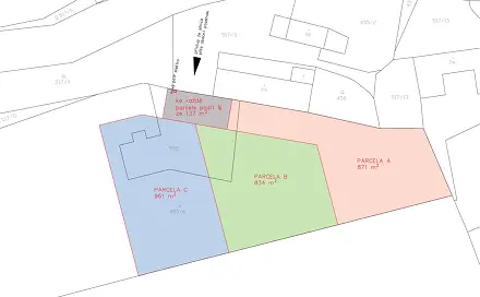 Prodej stavebního pozemku 2 666 m², Jenišovice, okres Chrudim