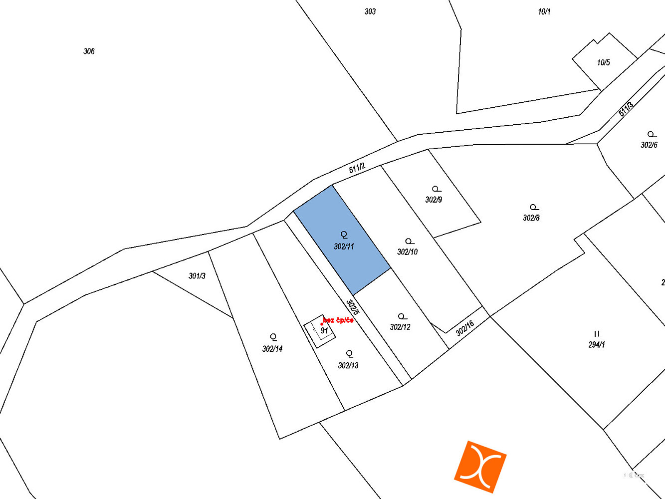 Prodej zahrady 402 m² – fotografie 2