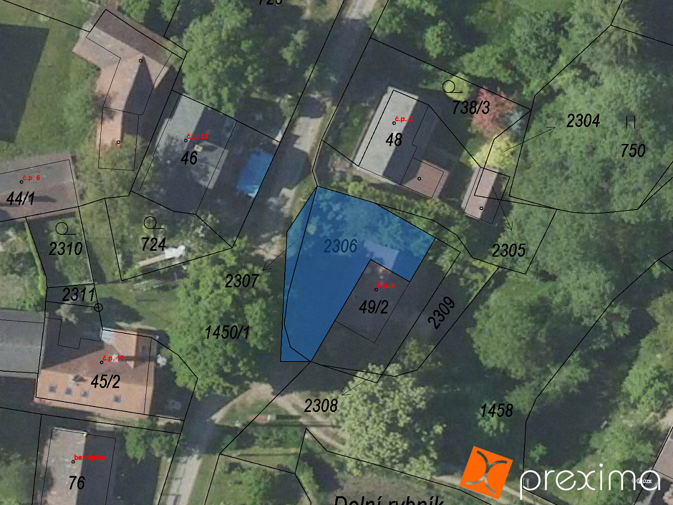 Prodej stavebního pozemku 54 m²