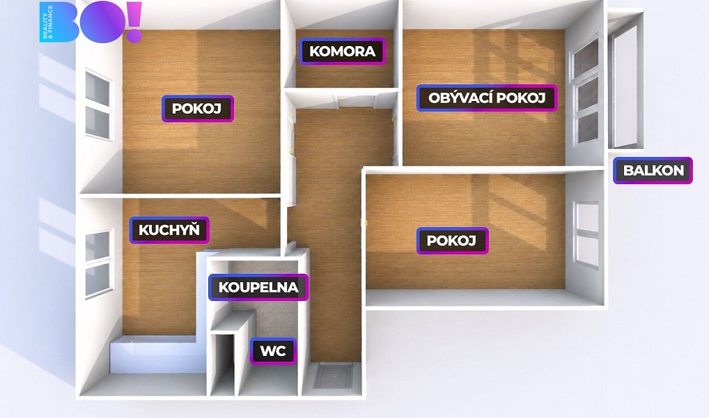Prodej bytu 3+1 81 m², Bohumín – náhled fotky 3