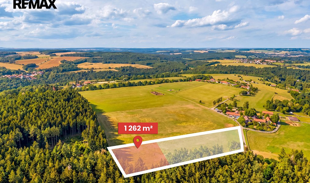 Prodej stavebního pozemku 1 262 m², Albrechtice nad Vltavou – náhled fotky 13