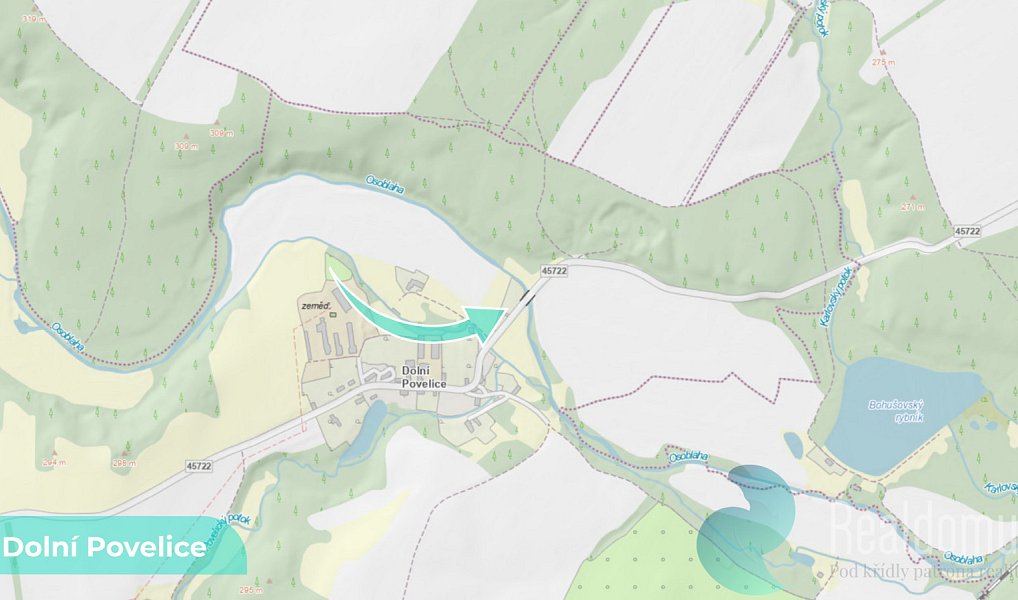 Prodej louky 2 008 m², Bohušov – náhled fotky 3