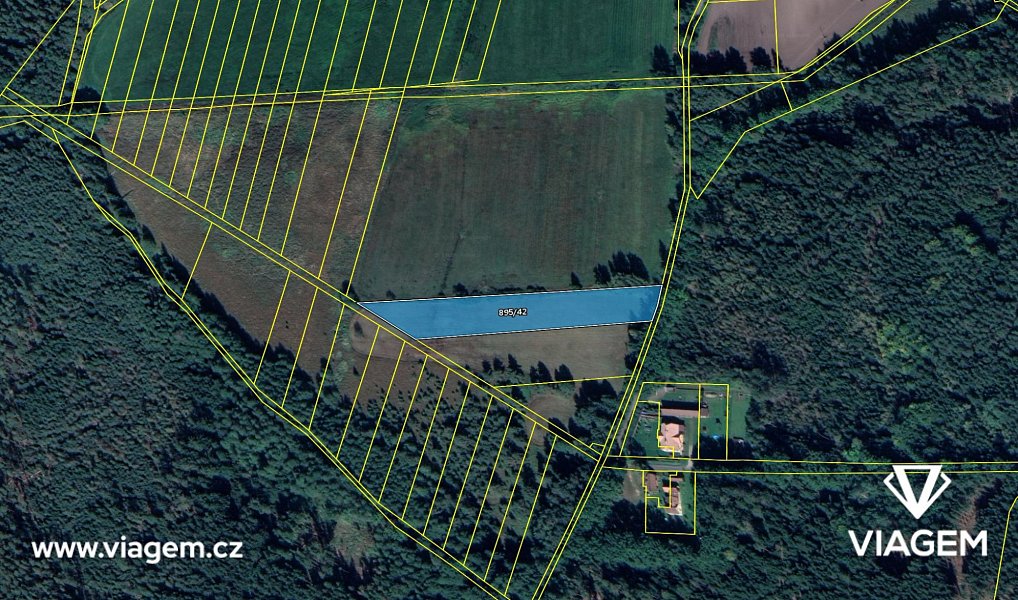 Prodej pole 1 444 m², Val – náhled fotky 4
