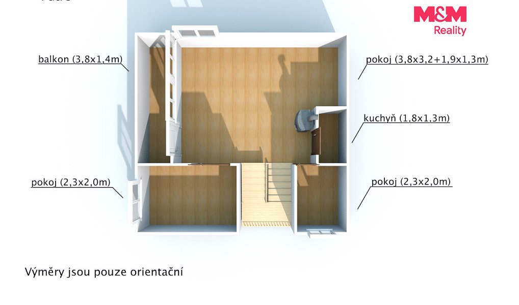 Prodej chaty/chalupy 70 m² s pozemkem 55 m², Čerňovice – náhled fotky 13