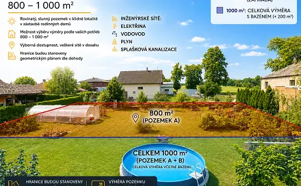 Prodej stavebního pozemku 1 000 m², Vlčoch, Štěpánkovice, okres Opava