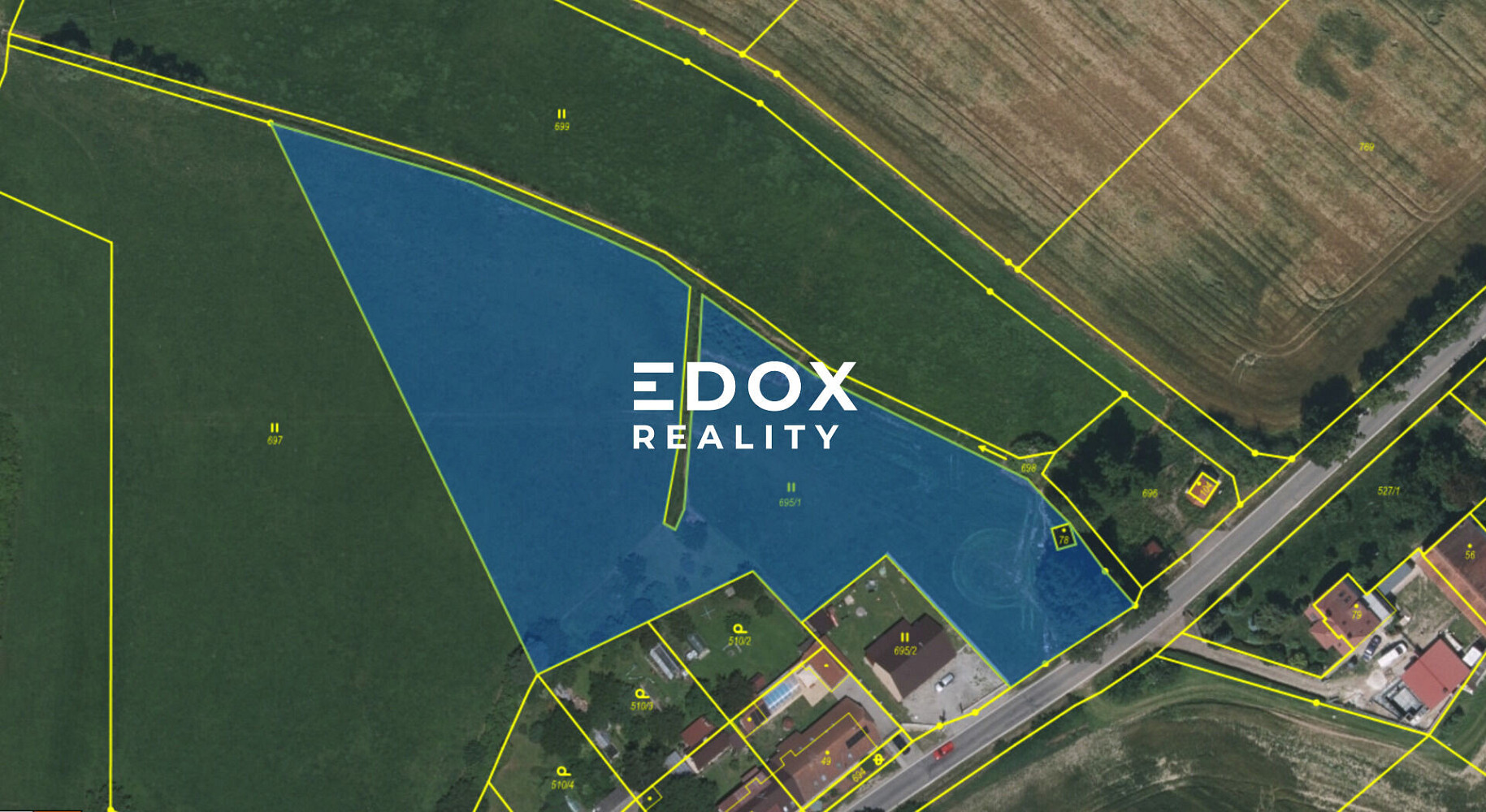Prodej stavebního pozemku 8 654 m²