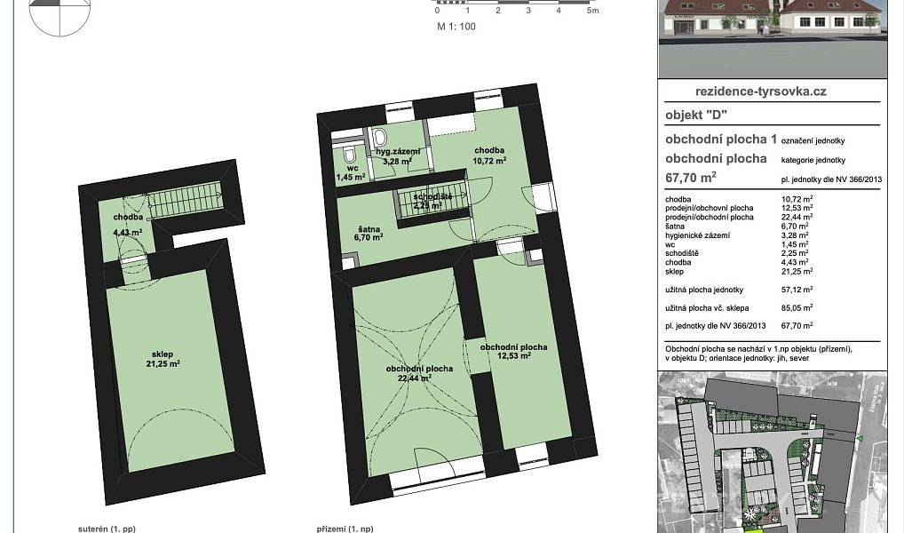 Prodej obchodních prostor 57 m², Nymburk – náhled fotky 3