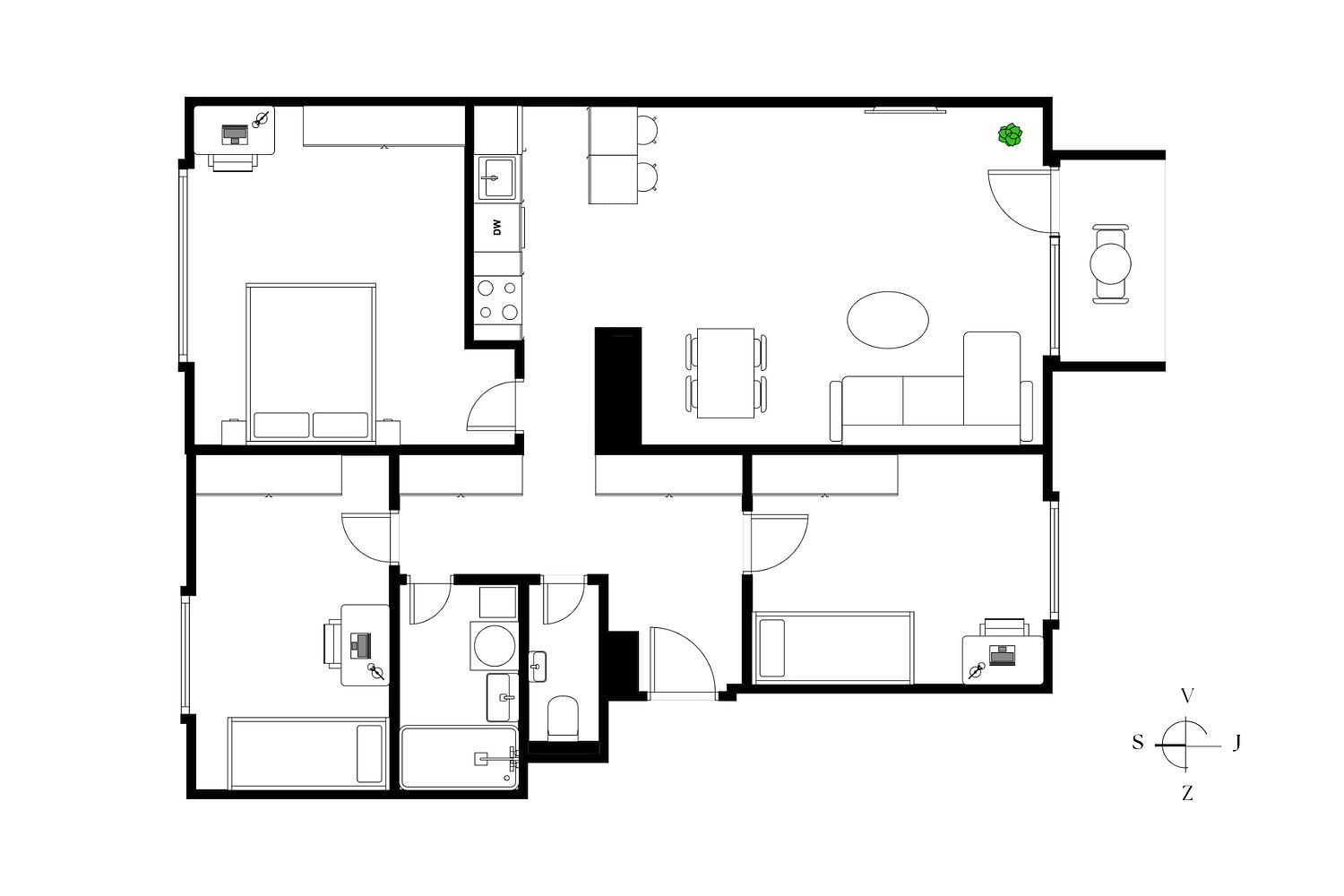Prodej bytu 4+kk 83 m² – fotografie 3
