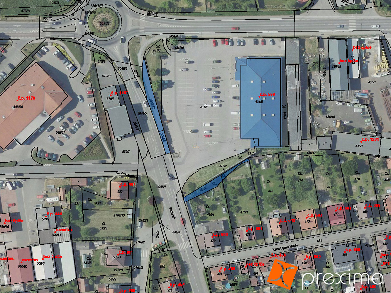 Prodej stavebního pozemku 86 m²
