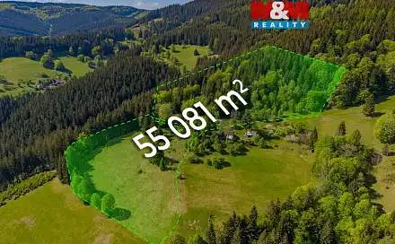 Prodej chaty/chalupy 60 m² s pozemkem 55 081 m², Velké Karlovice - Malé Karlovice, okres Vsetín