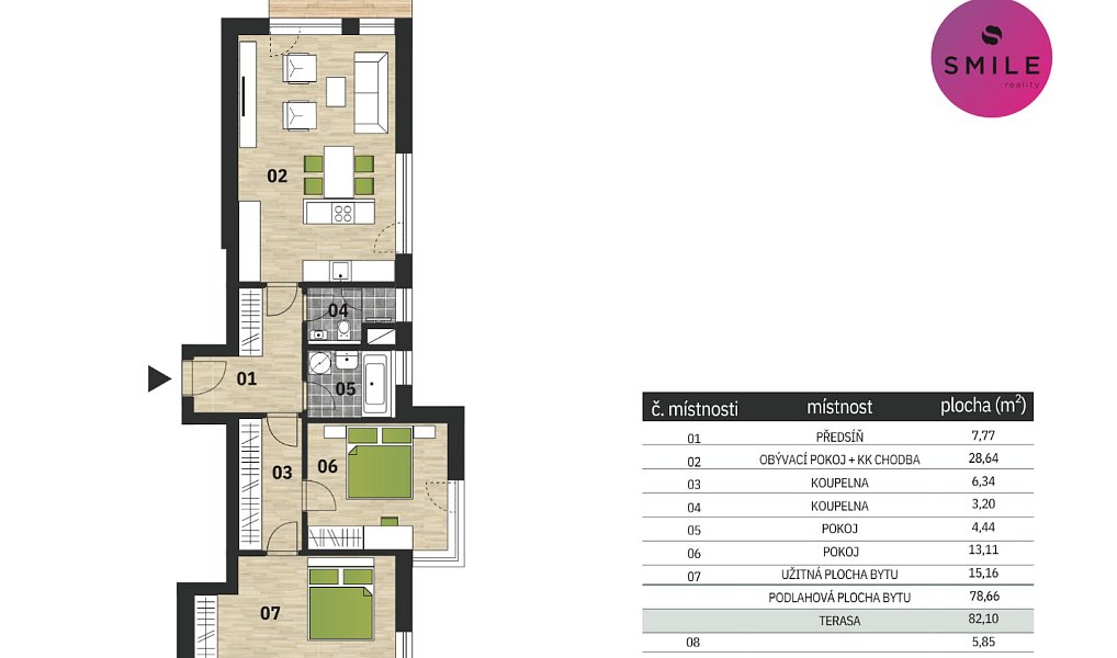 Prodej bytu 3+kk 82 m², Čeladná – náhled fotky 19