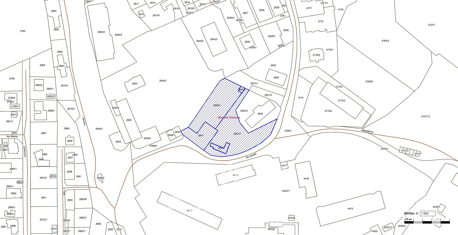 Prodej stavebního pozemku 4 449 m² – fotografie 2