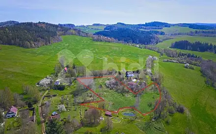 Prodej stavebního pozemku 10 000 m², Hořice na Šumavě, okres Český Krumlov