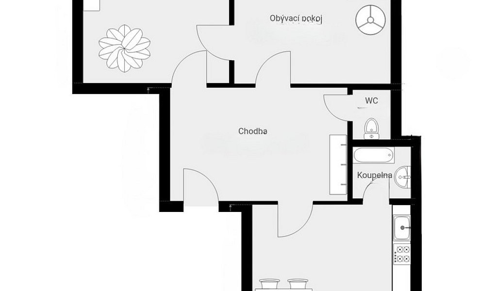 Prodej bytu 2+1 70 m², Plzeň – náhled fotky 3